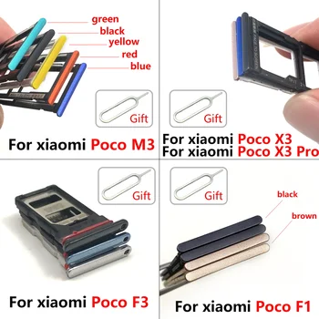 10 Buc SIM Nou Tava Suport Pentru Xiaomi Poco X3 F2 Pro M3 F1 Tăvița Cartelei Sim Slot Suport Adaptor Priza Piese de schimb