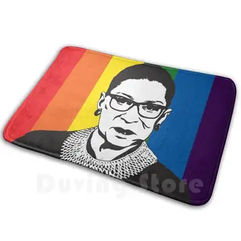 Rbg Curcubeu Mat Covor Covor Anti-Alunecare Covorase Dormitor Rbg Ruth Bader Ginsburg Respect Curcubeu Gay Pride Lgbt Feministă Feministă