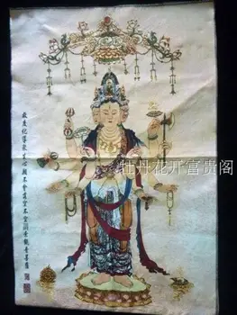 Chineză colectare Thangka broderie Zeita de mercy diagrama