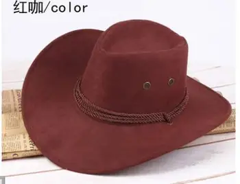10buc/mulțime de Vest Pălărie de Cowboy Oameni cu Capac Accesoriu de Moda pălărie cu Boruri Largi adult casual din piele faux pălărie de cowboy