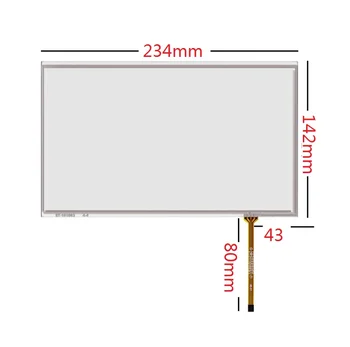 Noi 10.1 inch cu patru fire rezistor touch ecran extern LCD touch panel 16:9 234*142mm