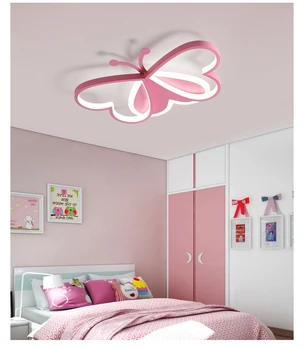 Fluture LED lampă de plafon pentru băieți și fete, moderne lampă de tavan cu creative design fluture