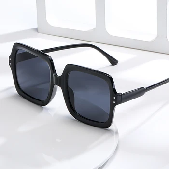 Supradimensionat ochelari de Soare Femei Cadru Pătrat 2022 Brand de Lux de Designer Originale Nuante de Culori Retro UV400 Om de Vară Ochelari 3