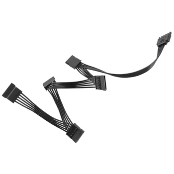 15 Pin de Alimentare SATA Extensie Hard Disk Cablu de 1 Mascul La 5 de sex Feminin de Alimentare Splitter Cablu Adaptor Pentru PC DIY Sever
