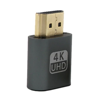 Compatibil HDMI Virtual Display 4K Emulator Adaptor DDC EDID Dummy Plug DisplaySupport 1920x1080P Pentru PC, Laptop Vedio