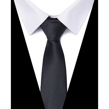 Grad înalt de 7,5 cm Mătase Frumos Gravatas Bărbați Cravată Neagră Cravată accesorii Vestimentare cu Buline Ivory Masculin Ziua de Paști Cravată Slim 3