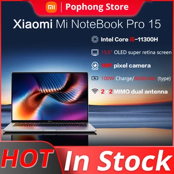 Xiaomi Mi NoteBook Pro 15 Laptop 15.6 Inch OLED Intel Core i5-11300H 16GB DDR4 512GB PCIe GeForce MX450 Windows 10 Pro engleză