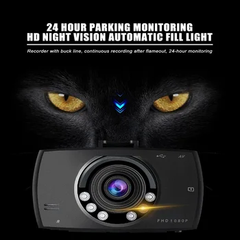 720P Auto DVR cu Camera de Bord Cam Video 2.4 inch LCD LCD DisplayNight Vehicul Camera Recorder