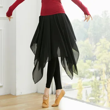 Adult Negru Belly Dance Modal Jambiere Pantaloni Șifon Fusta Pantaloni Costum pentru Femei Haine Dans Dansatoare Poarte Haine