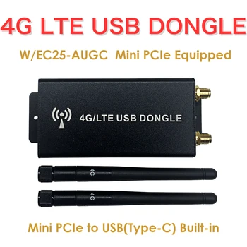 4G LTE Dongle W/Slot pentru Card SIM LTE FDD EC25-AUGC Versiune Industriale Mini PCIe pentru USB(Tip C) Adaptor