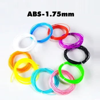20 de Culori ABS Filament 5m 1,75 mm Pen 3D Luminos Normal Filamente pentru Imprimare 3D Pen Reumplut Reumplere Consumabile Materiale