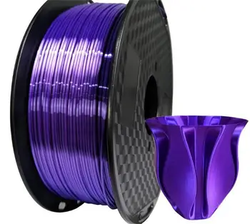 2.85 mm PLA Mătase Ca Imprimantă 3D cu Filament Ca de Mătase 0,1 KG/1KG Matase-ca Material de Textura Firului Material Violet Consumabile