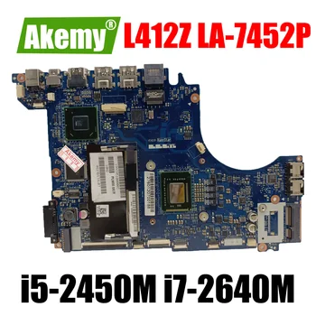 Pentru Dell Pentru XPS L412Z laptop placa de baza LA-7452P NC-0FYY8M 0FYY8M cu i5-2450M I7-2640M CPU Notebook placa de baza