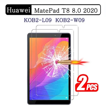 (2 Pachete) Sticla Temperata Pentru Huawei MatePad T8 8.0 2020 KOB2-L09 KOB2-W09 Ecran Protector Tableta Film