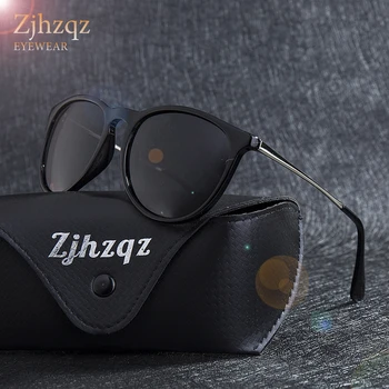 ZJHZQZ Nou Gradient Polarizat ochelari de Soare pentru Femei Brand Designer de Epocă Retro Ochi de Pisică ochelari de Soare Moda Oglindă Ochelari de Acoperire