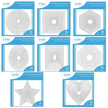 Neregulate Cadru de Bază de Tăiere de Metal Moare pentru DIY Scrapbooking Album Foto Decorative Relief Carte de Hârtie Meserii Moara 2021 0