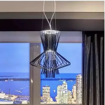 Industriale pandantiv lumina Italia Design fier de design de lumină Allegretto Suspensie Decor Acasă Restaurant loft cușcă pandantiv lumina