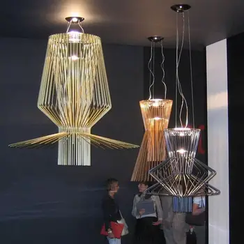 Industriale pandantiv lumina Italia Design fier de design de lumină Allegretto Suspensie Decor Acasă Restaurant loft cușcă pandantiv lumina 3