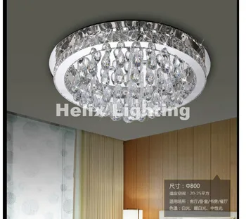 New Sosire Lux LED-uri Moderne de Cristal Lampă de Tavan Pentru Camera de zi Rotund Diametru AC Cristal corp de Iluminat Garantat 100% 0