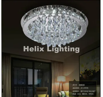 New Sosire Lux LED-uri Moderne de Cristal Lampă de Tavan Pentru Camera de zi Rotund Diametru AC Cristal corp de Iluminat Garantat 100% 4