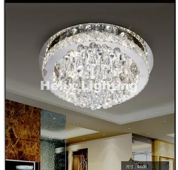 New Sosire Lux LED-uri Moderne de Cristal Lampă de Tavan Pentru Camera de zi Rotund Diametru AC Cristal corp de Iluminat Garantat 100% 5