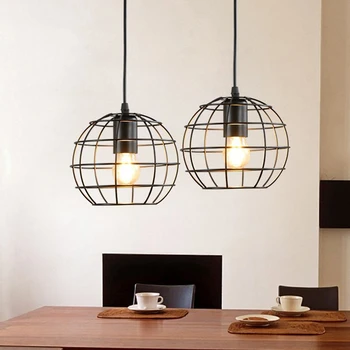 1 buc Creativ Retro Agățat Lampă de Tavan Restaurant Living Decorative Candelabru Acasă Lumina Pandantiv (Fără Bec)