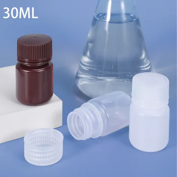 20BUC de 30ML Rotund Sticle de Plastic PP Eșantion de Material lichid de Depozitare Sticla de Calitate Alimentară Ambalaj Container Etanș