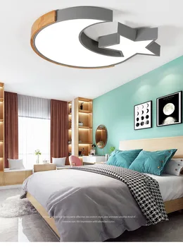 Nordic camera copiilor LED tavan dormitor lumini plafon iluminat camera de zi de decorare acasă villa hotel creative lampă de plafon