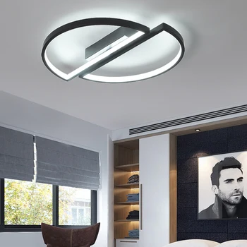 Energy Saver-Moderne, CONDUSE de Plafon Lumina Jumătate de Cerc Rotund Lampă de Tavan pentru luat Masa Camera de zi Dormitor Bucatarie Decor de Lumină LED-uri