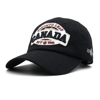 100% Bumbac Șapcă De Baseball Pentru Bărbați Snapback Capace Casquette Hat Pentru Barbati Femei Hip Hop Os Canada Litere Brodate Cap Patch Tata Pălărie