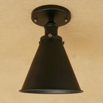 IWHD Lampa LED Negru de Fier Corpuri de Iluminat de Tavan Lamparas techo Camera de zi Lumini Plafon Pentru Camera de zi Plafondlamp