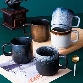 Stil japonez marca cana ceramica de cafea ceasca de birou se ocupe de cana de apa de băut acasă lapte de cana de suc de cana ceainic
