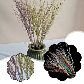 Plastic Artificial, Fals Frunze de Plante de Aur de Argint de Simulare Flori de Nunta Buchet de Ramuri Decor Petrecere Coral Casa de Moda W1G4