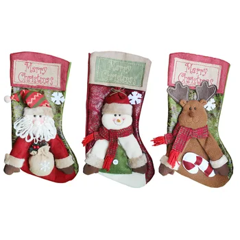 46CMx27CM Nou Șosete Crăciun Sac de Cadouri Decoratiuni de Craciun pentru Copii Candy Bag Crăciun Ciorapi de Crăciun Pandantiv