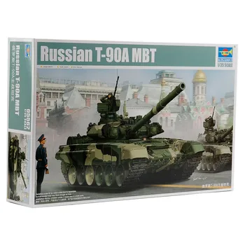 Trompetistul 05562 1/35 rus T-90A Tanc Principal de Luptă la Scară Model de Kit de Jucării de Colecție