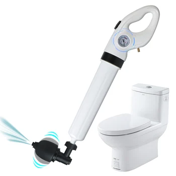 Canalizare Draga Înfundate Toaletă Pistoane 1 Set Pompă De Înaltă Presiune Manual Curat Pneumatice Draga Instrumente Aer Detergent