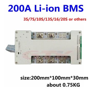 200A 3 7 10 13 16 20 200A BMS bord de protecție a bateriei de 12V 24V 48V 60V 72V Lifepo4 baterie cu funcția de Echilibru