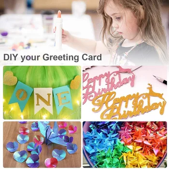 50 de Coli Origami Colorate Stralucitoare Ambarcațiuni de Hârtie Origami Pentru DIY Puncher Cutie de Cadou Ambalaj Petrecerea de Ziua Decor Album 1