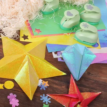 50 de Coli Origami Colorate Stralucitoare Ambarcațiuni de Hârtie Origami Pentru DIY Puncher Cutie de Cadou Ambalaj Petrecerea de Ziua Decor Album 3