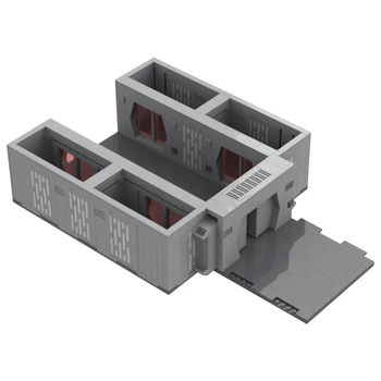 Autorizat MOC-97479 871pcs MOC Sci-Fi Războaie Spațiu Modular Închisoare Modelul Blocuri Set - Proiectat De Brick_boss_pdf