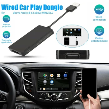 Wireless USB CarPlay Dongle Adaptor Player pentru Android IOS Mașină Automată de Navigare Player de Muzică