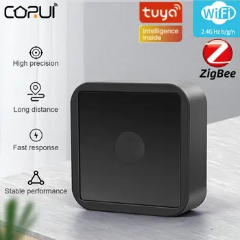 CoRui Inteligent Tuya ZigBee/WiFi Prezența Umană Senzor Micro-Detector de mișcare Umană Detector de Mișcare Acasă Inteligent de Protecție de Securitate 0