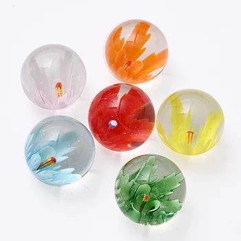 6Pcs 25MM Colorate Bile de Sticla pentru Copii Marble Run Joc Marble Solitaire Jucărie Acc Vaza de Umplere & Rezervor de Pește Decor Acasă Canicas