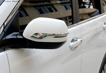 Mai mare star ABS cromat 2 buc usi laterale oglinda decor ornamental,oglindă protecție garnitura pentru Honda CRV 2012-2015