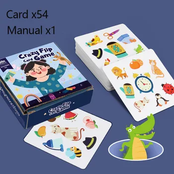 Copii De Potrivire De Memorie Carduri De Jucării Animale De Trafic De Cunoaștere Placi Jocuri De Învățământ Devreme Gândirea Logică Jucării De Formare Creier