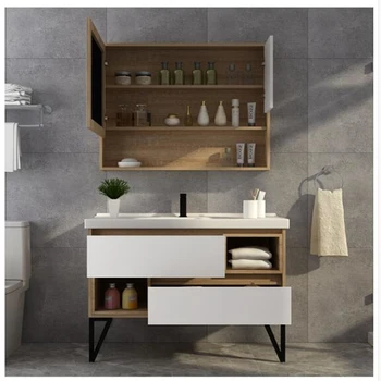 Nordic baie de cabinet combinație de perete minimalist modern, de lux, chiuveta baie, lavoare baie set 0