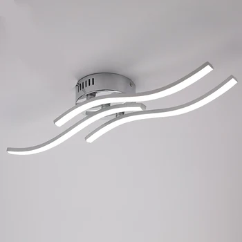 Trigemen Lampă de Tavan Val Candelabru Noutate Moderne LED Lampă de Plafon Dormitor Living Bucatarie Lampă de Plafon