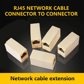 10buc Conector RJ45 CAT5/5E/6/6a Adaptor Ethernet 8P8C Network Extender Cuplaj