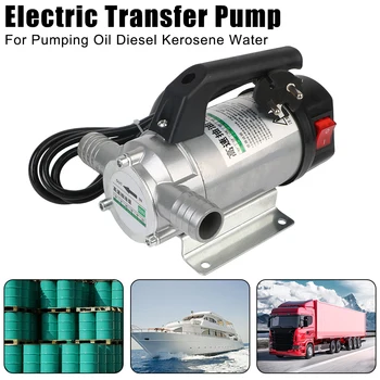 Electrica a Pompei de Transfer 12V 220V UE Plug Automata Combustibil 50L/min 380W Pentru Pomparea de Petrol Motorină Kerosen Apă