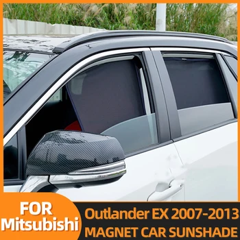 Pentru Mitsubishi Outlander EX 2007-2013 Fereastra pe Partea din Spate parasolar Auto Parasolar Magnetic Parbriz, Plasă de Cortina